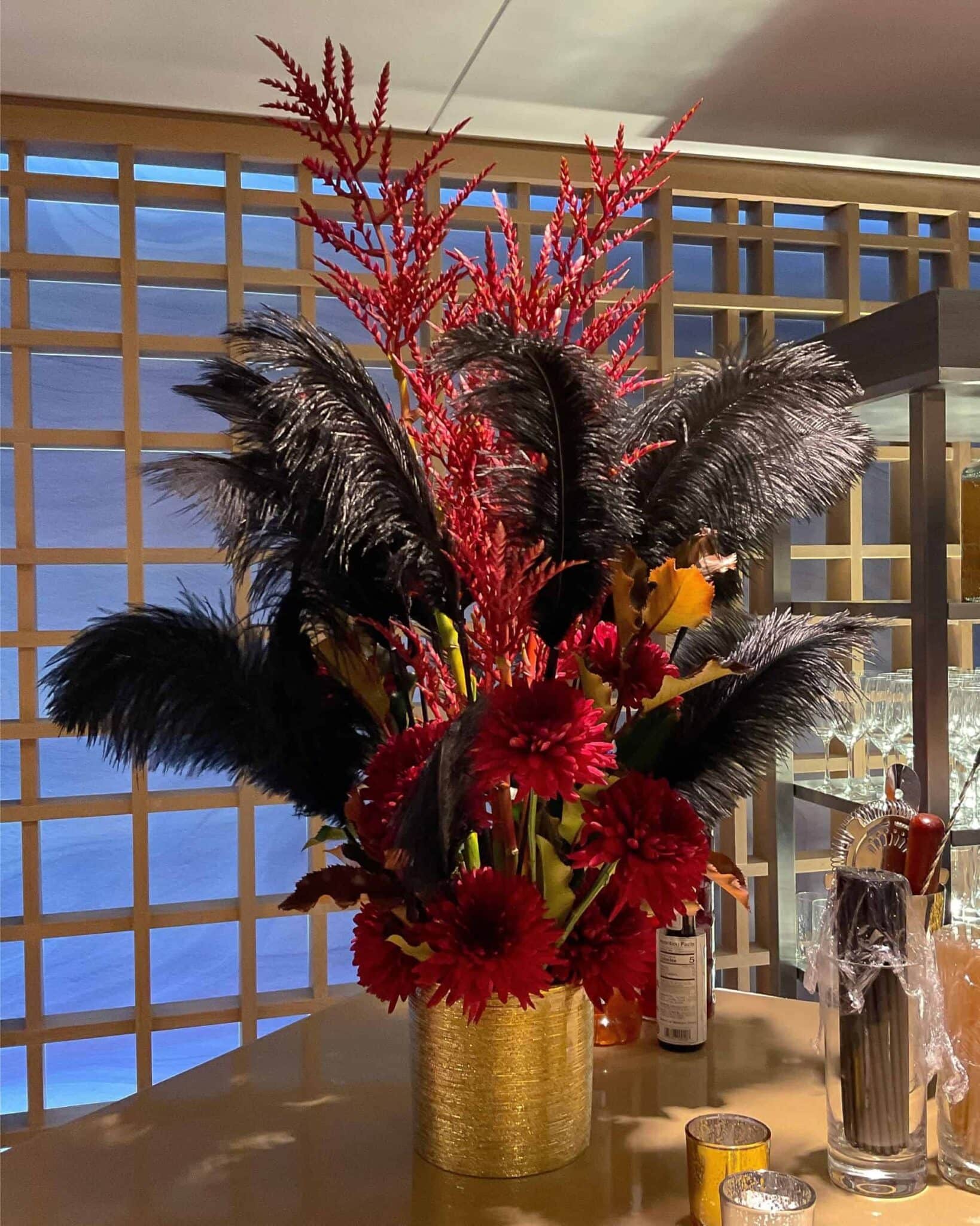 Floral Design San Diego | Nourish Botanicals | Southern California Floral Design | Events | Feather Floral Arrangement