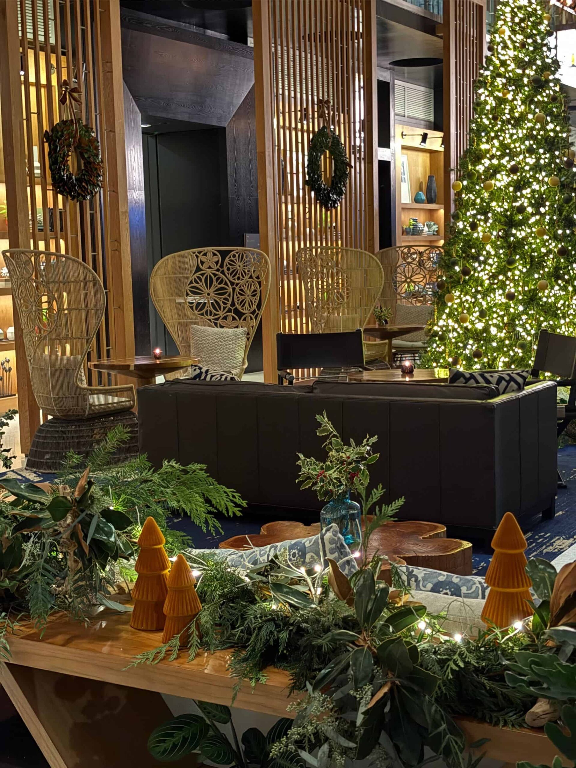 Floral Design San Diego | Nourish Botanicals | Southern California Floral Design | Boutique Hotel | Christmas Decor