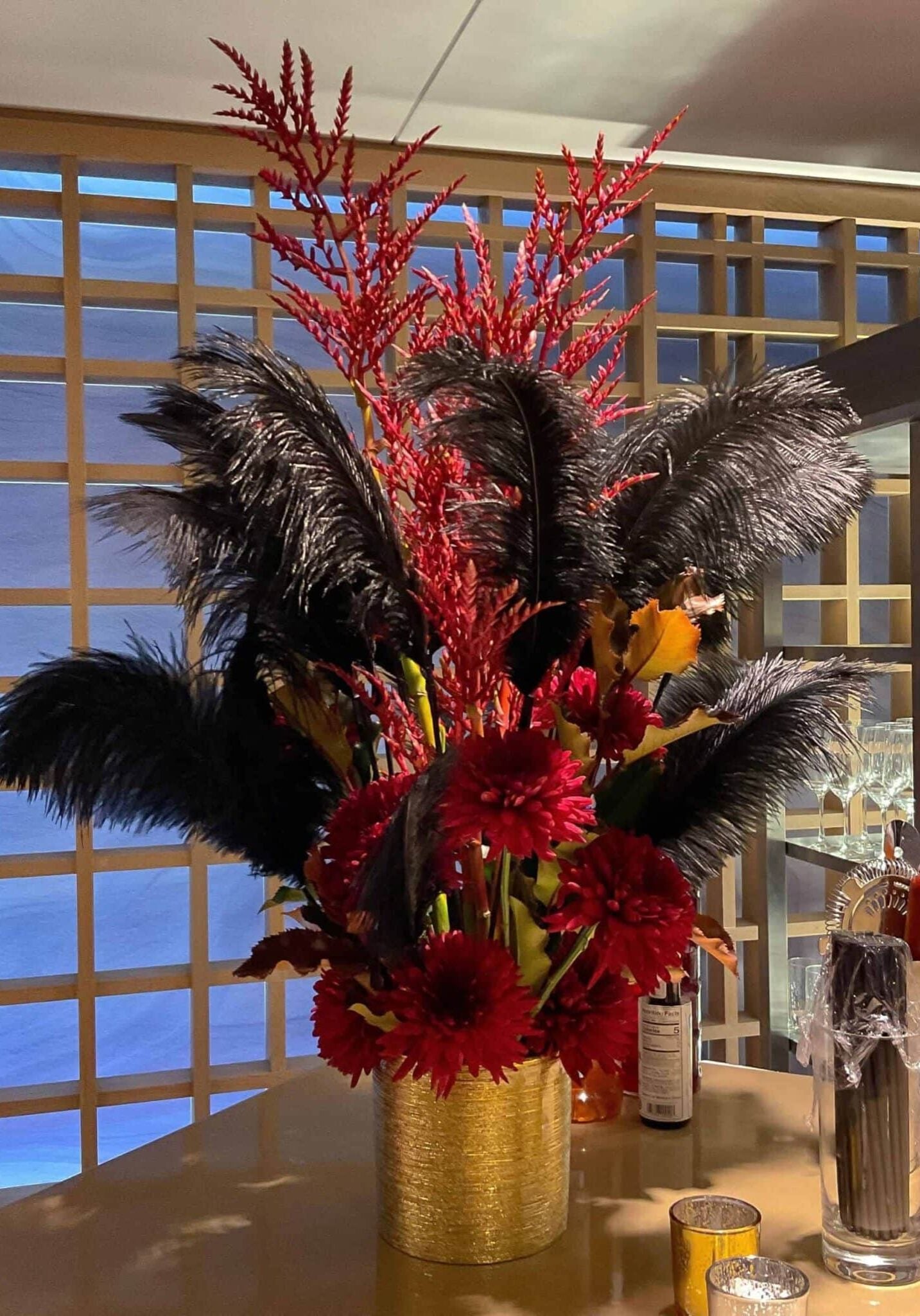 Floral Design San Diego | Nourish Botanicals | Southern California Floral Design | Events | Feather Floral Arrangement